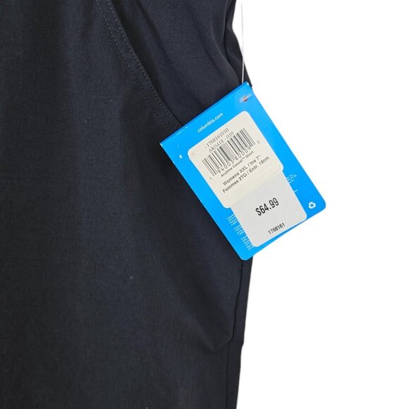 Columbia Womens Anytime Casual Shorts Size XXL Black UPF Omni Shield NWT - Picture 7 of 7